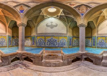 حمام تاریخی علی قلی آقا اصفهان موزه مردم‌شناسی با معماری صفوی