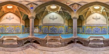 حمام تاریخی علی قلی آقا اصفهان موزه مردم‌شناسی با معماری صفوی