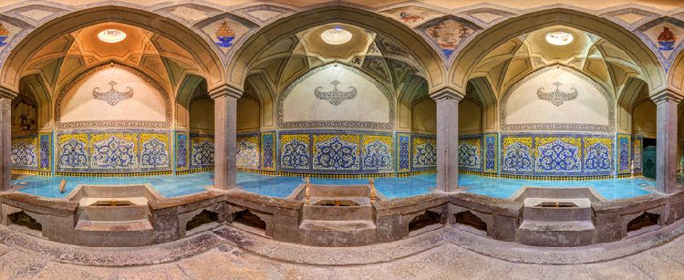 حمام تاریخی علی قلی آقا اصفهان موزه مردم‌شناسی با معماری صفوی