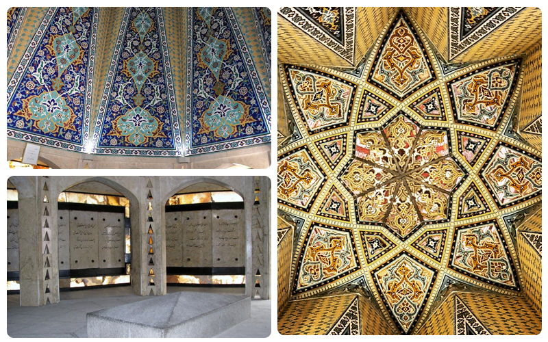 مسیر دسترسی به آرامگاه باباطاهر همدان