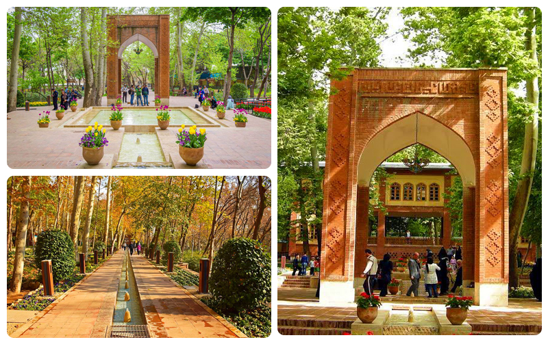 چه هتل‌هایی در نزدیکی باغ ایرانی تهران برای اقامت وجود دارد